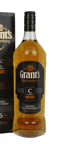 Grant's Elementary 6 Years Old CARBON Blended Scotch Whisky 40% Vol. 1l in Giftbox