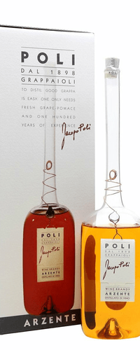 Poli Wine Brandy Arzente 40% Vol. 0,5l in Giftbox