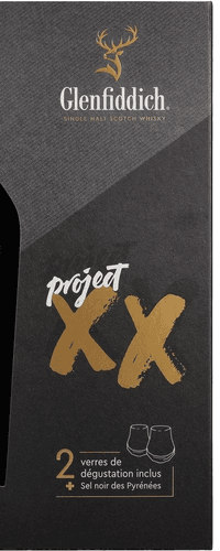 Glenfiddich PROJECT XX Single Malt Scotch Whisky 47% Vol. 0,7l in Giftbox with 2 glasses