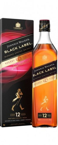 Johnnie Walker BLACK LABEL 12 Years Old SHERRY FINISH 40% Vol. 0,7l in Giftbox