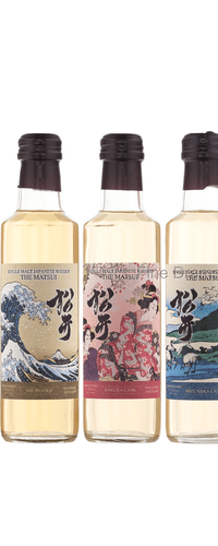 Matsui Whisky THE MATSUI Single Malt Japanese Whisky Set 48% Vol. 3x0,2l in Giftbox