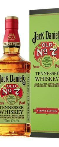 Jack Daniel's Sour Mash Tennessee Whisky LEGACY EDITION No. 1 - GREEN DESIGN 43% Vol. 0,7l in Giftbox