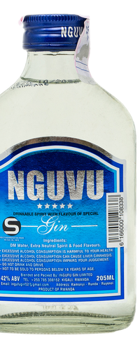 Nguvu Gin | 205ml | Ingufu Gin | Produce Of Rwanda