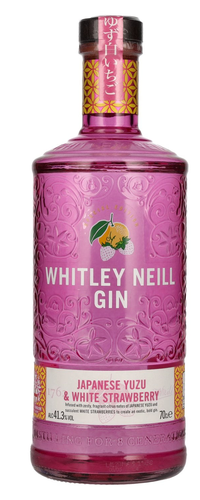 Whitley Neill JAPANESE YUZU & WHITE STRAWBERRY GIN 41,3% Vol. 0,7l