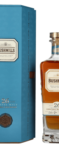 Bushmills 26 Years Old CRYSTAL MALT Single Malt Irish Whiskey 46% Vol. 0,7l in Giftbox