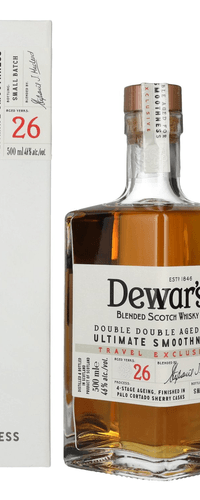 Dewar's 26 Years Old Double Double Aged Blended Scotch Whisky 46% Vol. 0,5l in Giftbox