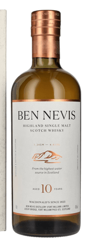 Ben Nevis 10 Years Old Single Highland Malt Scotch Whisky 46% Vol. 0,7l in Giftbox