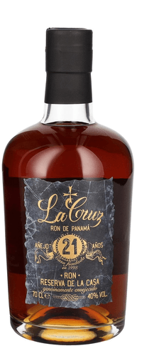 La Cruz Ron de Panama Anejo 21 Anos Ron Reserva De La Casa 40% Vol. 0,7l in wooden box