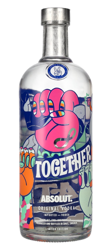 Absolut Vodka TOGETHER WE CREATE Limited Edition 40% Vol. 1l