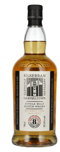 Kilkerran Glengyle Distillery 8 Years Old Campbeltown Single Malt Bourbon Cask Strength 55,6% Vol. 0,7l