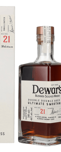 Dewar's 21 Years Old Double Double Aged Blended Scotch Whisky 46% Vol. 0,5l in Giftbox
