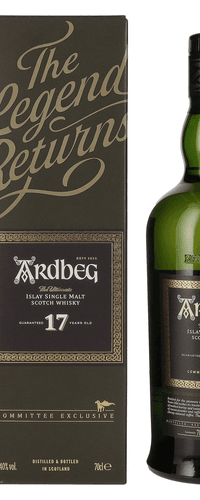 Ardbeg 17 Years Old The Ultimate Committee Exclusive Islay Single Malt 40% Vol. 0,7l in Giftbox