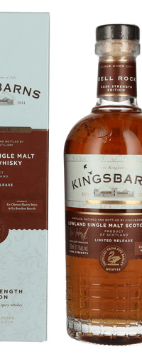 Kingsbarns BELL ROCK Lowland Single Malt Scotch Cask Strength 61,1% Vol. 0,7l in Giftbox