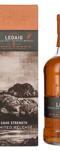 Ledaig 9 Years Old Bordeaux Red Wine Cask Strength Limited Release 56,8% Vol. 0,7l in Giftbox
