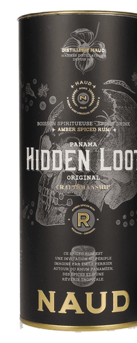 Naud HIDDEN LOOT Amber Spiced Rum 40% Vol. 0,7l in Giftbox