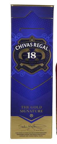 Chivas Regal 18 Years Old THE GOLD SIGNATURE 40% Vol. 0,7l in Giftbox