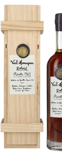 Vieil Armagnac Delord Vintage Recolte 1965 40% Vol. 0,7l in wooden box