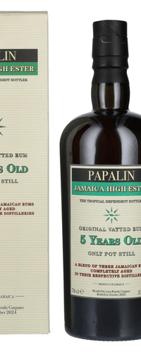 Papalin 5 Years Old Jamaica High Ester Overproof Rum 57% Vol. 0,7l