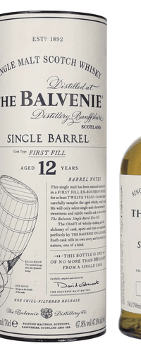 The Balvenie 12 Years Old Single Barrel First Fill 47,8% Vol. 0,7l in Giftbox