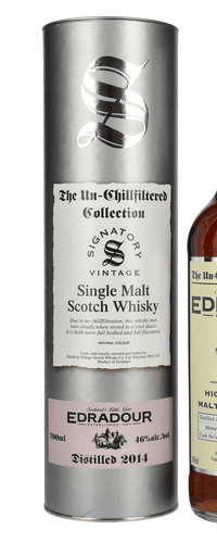 Signatory Vintage Edradour 10 Years Old The Un-Chillfiltered 2014 46% Vol. 0,7l in Giftbox