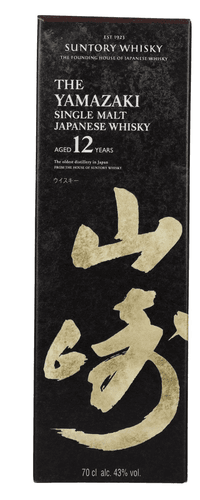 Suntory The Yamazaki 12 Years Old Single Malt Japanese Whisky 43% Vol. 0,7l in Giftbox
