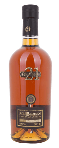 Ron Baoruco 21 Anos Reserva Antigua Dominicano Premium 40% Vol. 0,7l