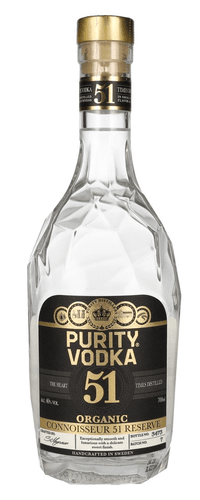 Purity CONNOISSEUR 51 RESERVE Organic Vodka 40% Vol. 0,7l