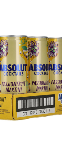 Absolut Cocktails Passionfruit Martini 5% Vol. 12x0,25l Dosen