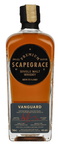 Scapegrace VANGUARD Newzealand Small Batch Single Malt Whisky 46% Vol. 0,7l