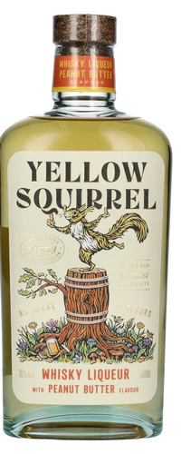 YELLOW SQUIRREL Peanut Butter Whisky Liqueur 30% Vol. 0,5l