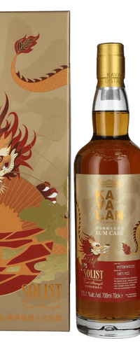 Kavalan SOLIST RUM CASK Single Malt Whisky Dragon Edition 53,3% Vol. 0,7l in Giftbox with 0,05l Miniatur