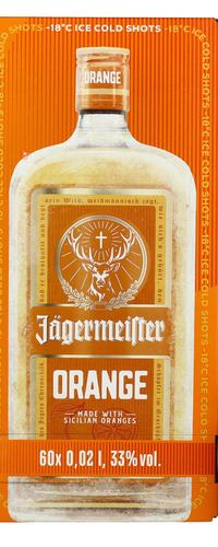 Jaegermeister Orange 33% Vol. 60x0,02l