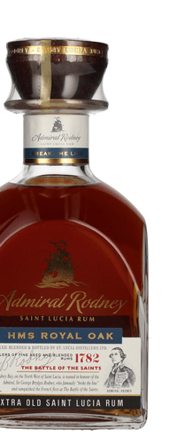 Admiral Rodney HMS ROYAL OAK Extra Old Saint Lucia Rum 40% Vol. 0,7l in Giftbox
