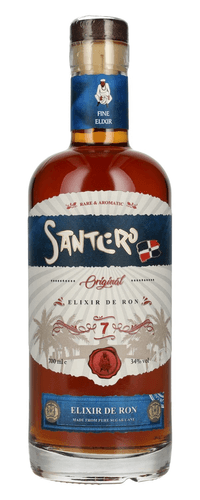 SANTERO 7 Years Old Elixir De Ron Spirit Drink 34% Vol. 0,7l