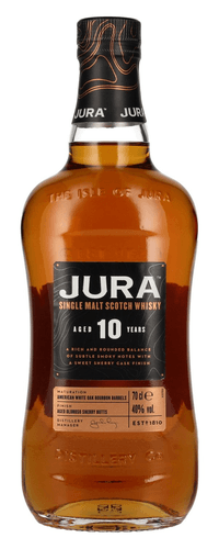 Jura 10 Years Old Single Malt Scotch Whisky 40% Vol. 0,7l