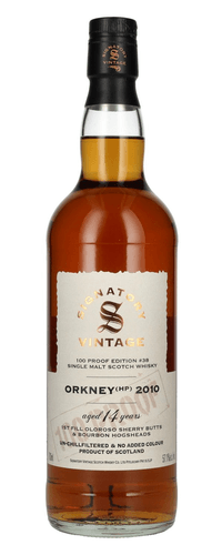 Signatory Vintage 100 Proof Edition ORKNEY (HP) 14 Years Old Single Malt #38 2010 57,1% Vol. 0,7l