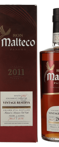 Ron Malteco Vintage Reserva Panama 2011 42,3% Vol. 0,7l in Giftbox