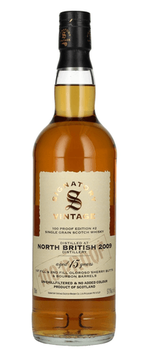 Signatory Vintage 100 Proof Edition NORTH BRITISH 15 Years Old Single Grain #2 2009 57,1% Vol. 0,7l
