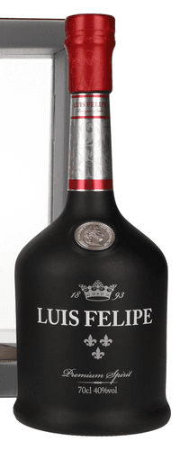 Luis Felipe Premium Brandy 39,7% Vol. 0,7l in Giftbox with 2 Miniaturen 0,05l