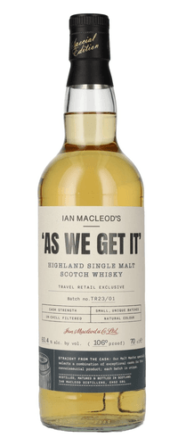 Ian Macleod's AS WE GET IT Highland Single Malt Cask Strength 60,4% Vol. 0,7l