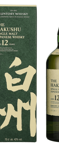 Suntory The Hakushu 12 Years Old Single Malt 43% Vol. 0,7l in Giftbox