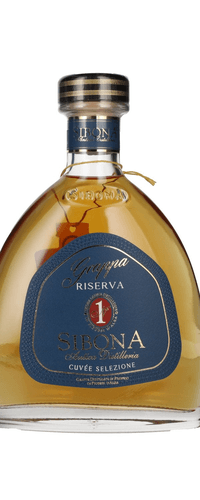 Sibona GRAPPA RISERVA NUMERO 1 CUVEE SELEZIONE 40% Vol. 0,7l in Giftbox