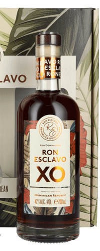 Ron Esclavo XO Ron Dominicana 42% Vol. 0,7l in Giftbox with 2 glasses