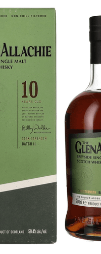 The GlenAllachie 10 Years Old CASK STRENGTH Batch 11 59,4% Vol. 0,7l in Giftbox
