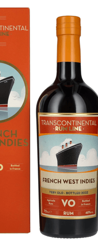 Transcontinental Rum Line FRENCH WEST INDIES VO Rum 2022 46% Vol. 0,7l in Giftbox