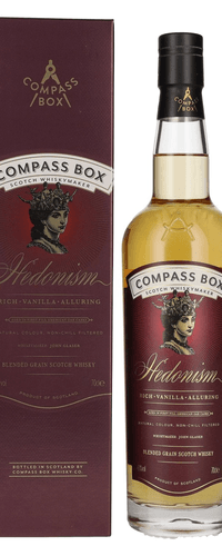 Compass Box HEDONISM Blended Grain 43% Vol. 0,7l in Giftbox