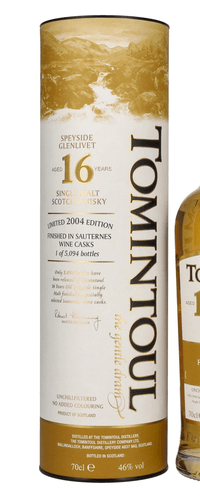 Tomintoul 16 Years Old The Gentle Dram Single Malt Scotch Whisky Limited Edition 2004 46% Vol. 0,7l in Giftbox