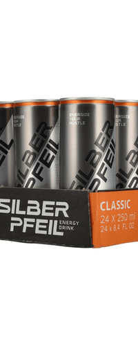 SILBERPFEIL Energy Drink CLASSIC 24x0,25l Dosen