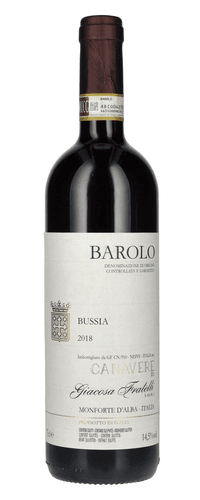 Canavere di Giacosa Fratelli Barolo Bussia DOCG 2018 14,5% Vol. 0,75l