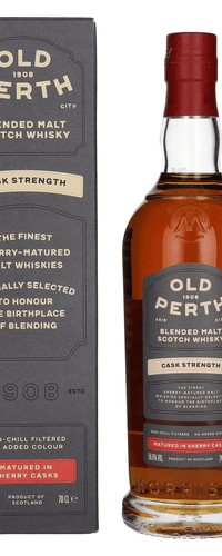 Old Perth Cask Strength Blended Malt Scotch Whisky Sherry Casks 58,6% Vol. 0,7l in Giftbox